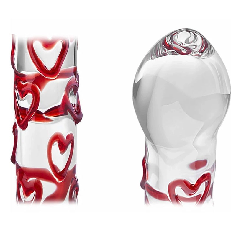 Dildo en verre - Eis Heart of Glass