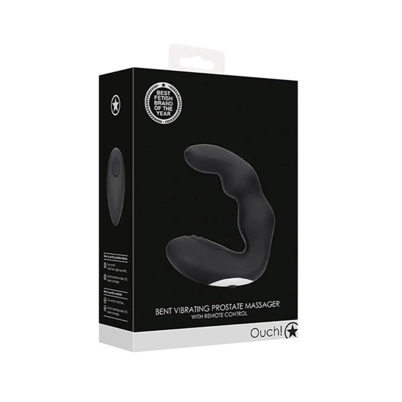 Vibromasseur prostatique avec télécommande - Ouch!