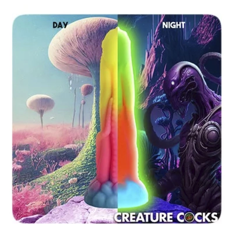Dildo Phosphorescent Tenta-Glow 19 cm - Creature Cocks