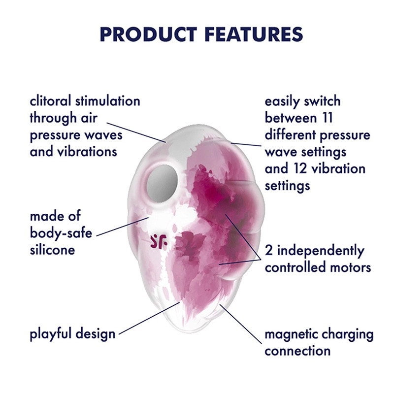 Klitorisstimulator - Satisfyer Cloud Dancer