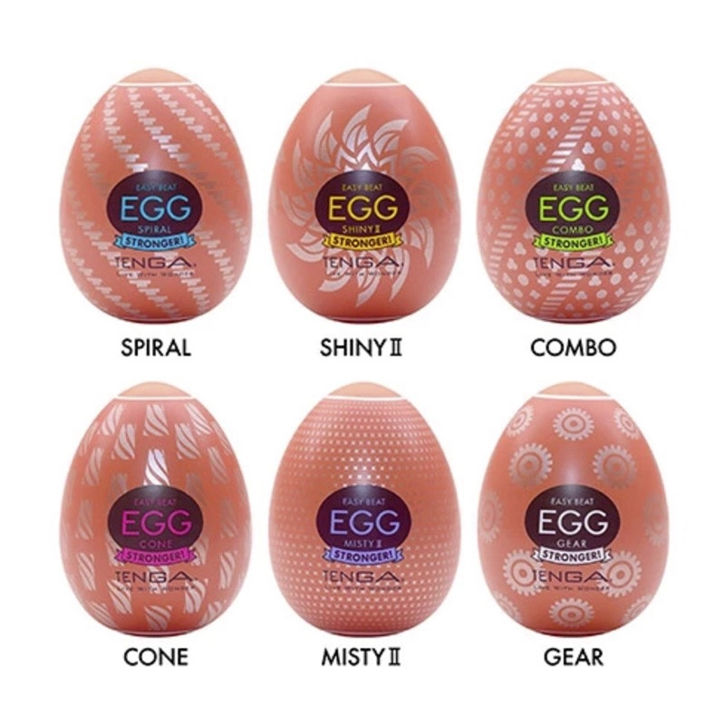 Masturbatori Tenga Egg HB Assortimento 2 - (confezione da 6)