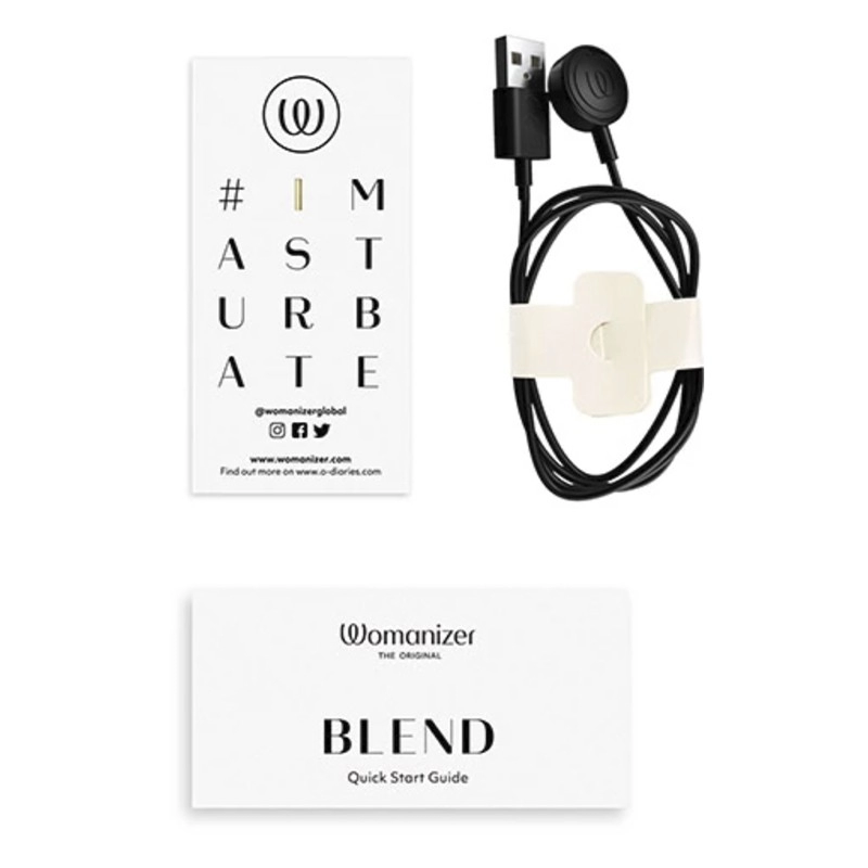 Stimulateur clitoridien et point G - Womanizer Blend (Bleu)