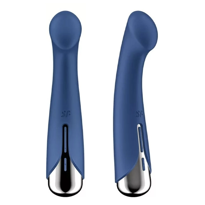 Vibromasseur rotatif point G  - Satisfyer Spinning G-Spot (Bleu)