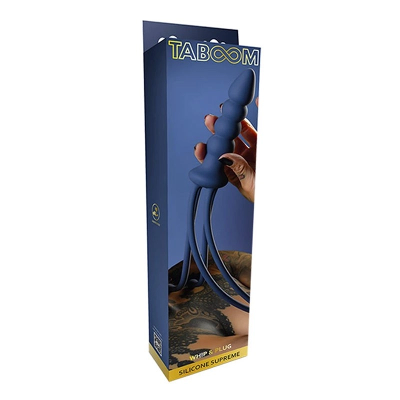 Plug anal avec martinet - Taboom Silicone Supreme