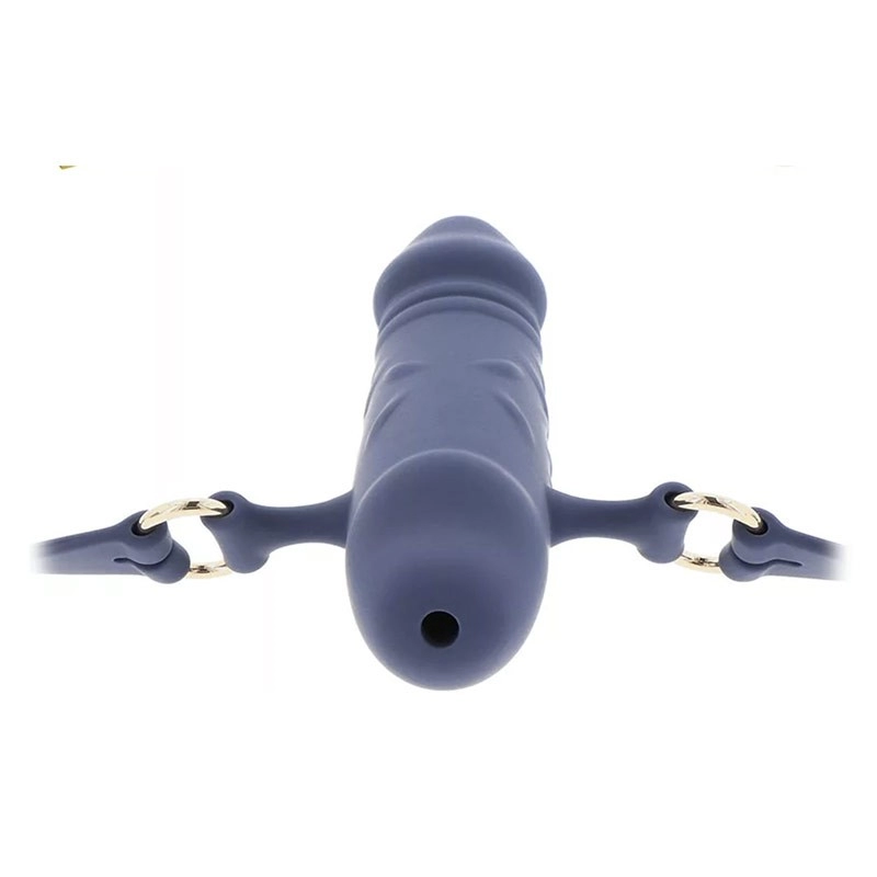 Bavaglio traspirante a forma di pene - Taboom Silicone Supreme