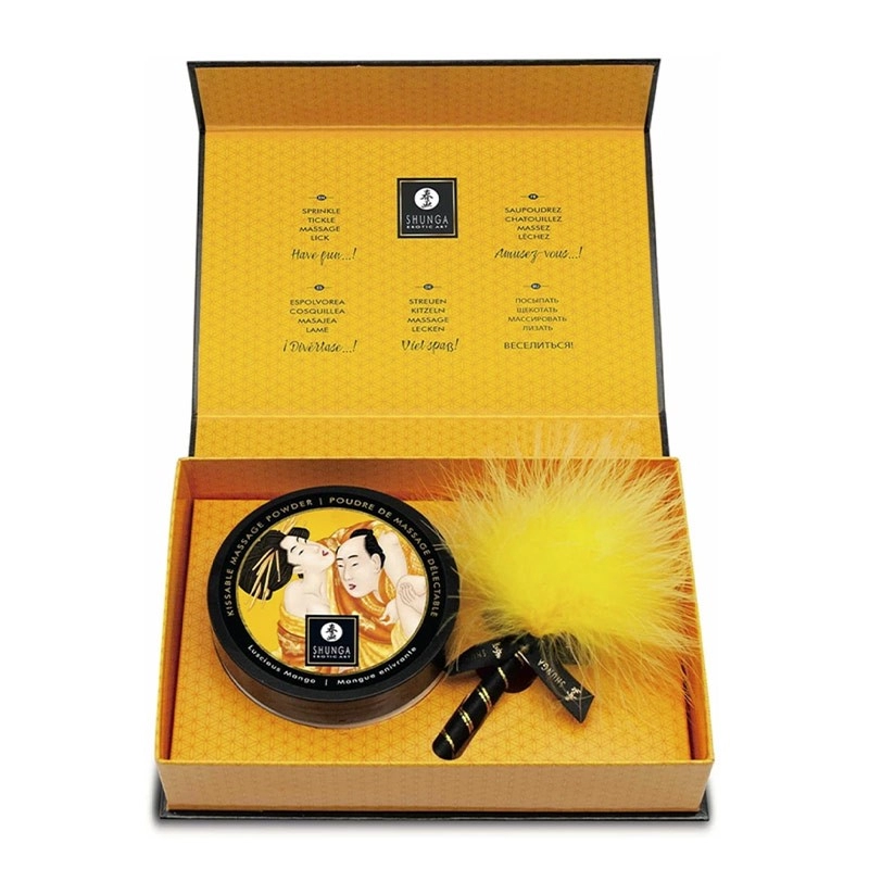 Poudre de massage embrassable Shunga - Mangue enivrante