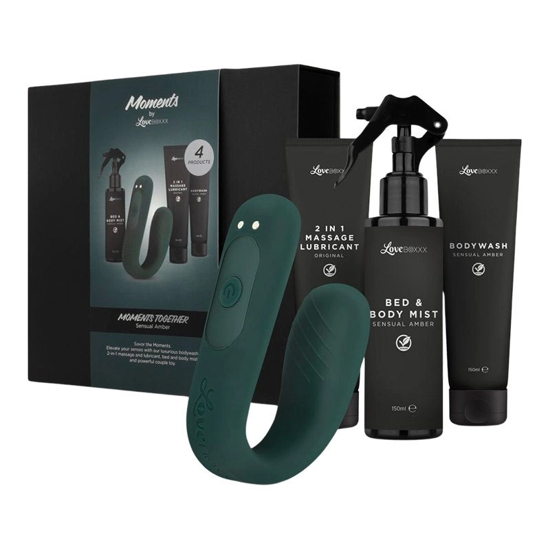 Set per coppie (4 pezzi) - LoveBoxxx Momenti Insieme Ambra Sensuale