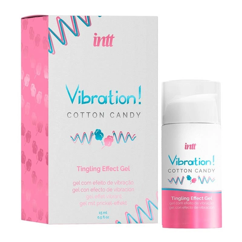 Gel amplificateur d'orgasme (15 ml) Cotton Candy - Intt Vibration!