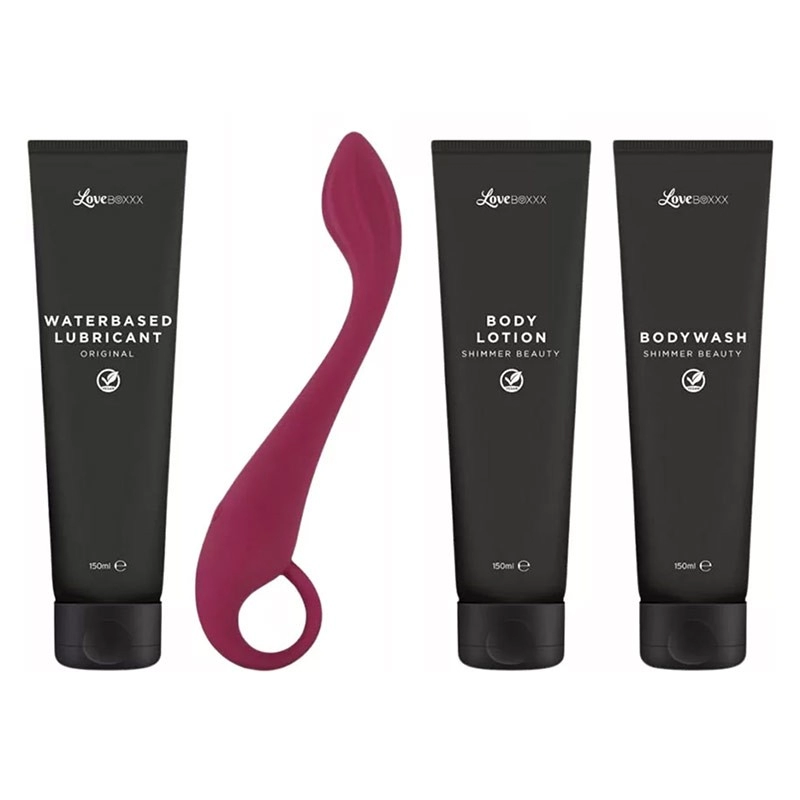 Coffret coquin pour Elle (4 pcs) - LoveBoxxx Moments For Her Shimmer Beauty