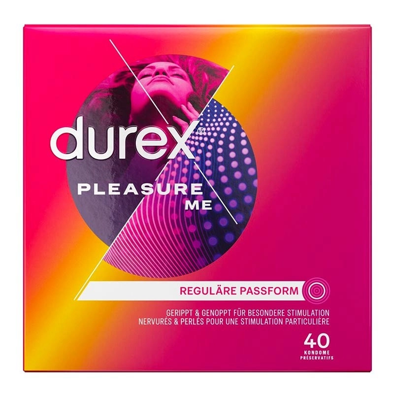 Durex Pleasure Me - Pleasuremax (40 Condoms)
