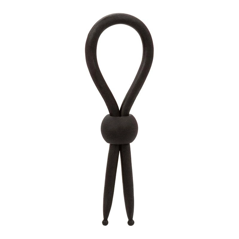 Anneau pénien ajustable Alpha Ring Lasso (Noir) - CalExotics