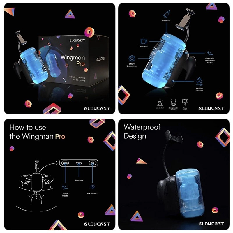 Masturbatore automatico - Blowcast Wingman Pro