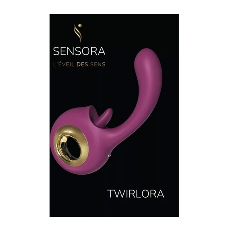Vibromasseur et stimulateur clitoridien Twirlora - Sensora