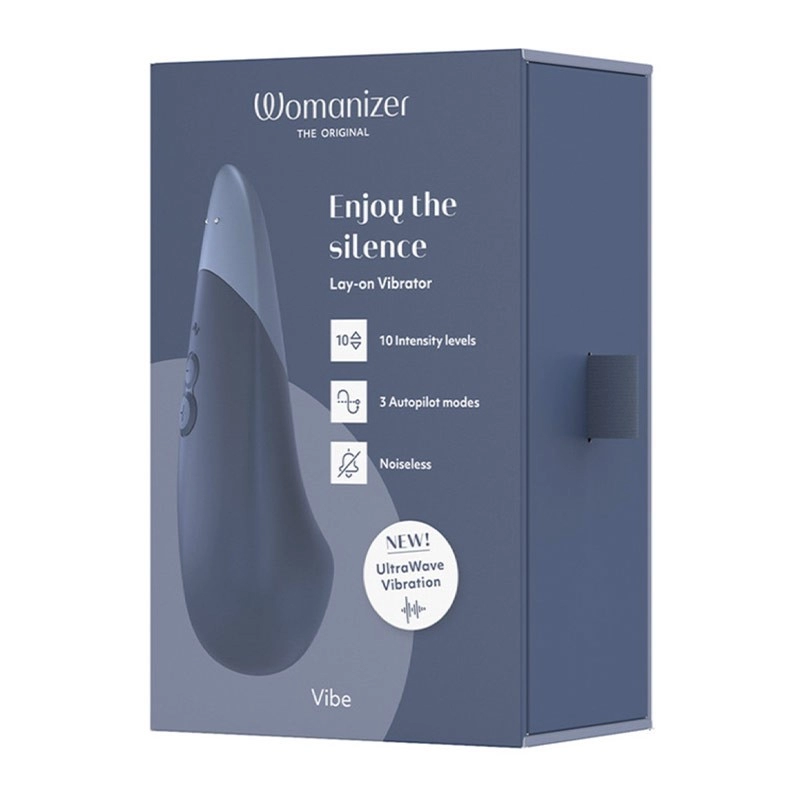 Klitorisstimulator - Womanizer Vibe Dunkelblau