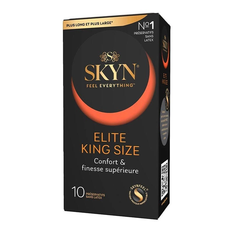 Skyn Elite King Size (Grande Taille) sans latex - (10 Préservatifs)