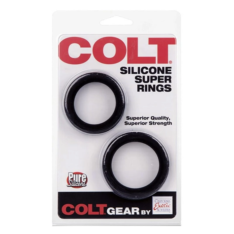 Anneaux péniens en silicone (2x) - COLT Super Rings