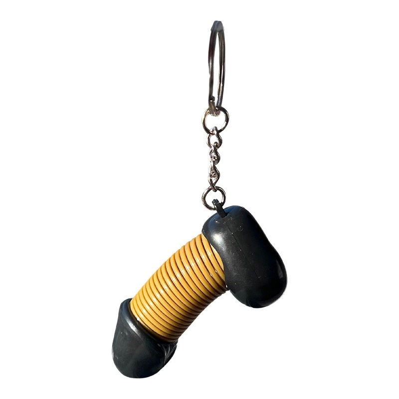 Porte-clés en forme de pénis extensible