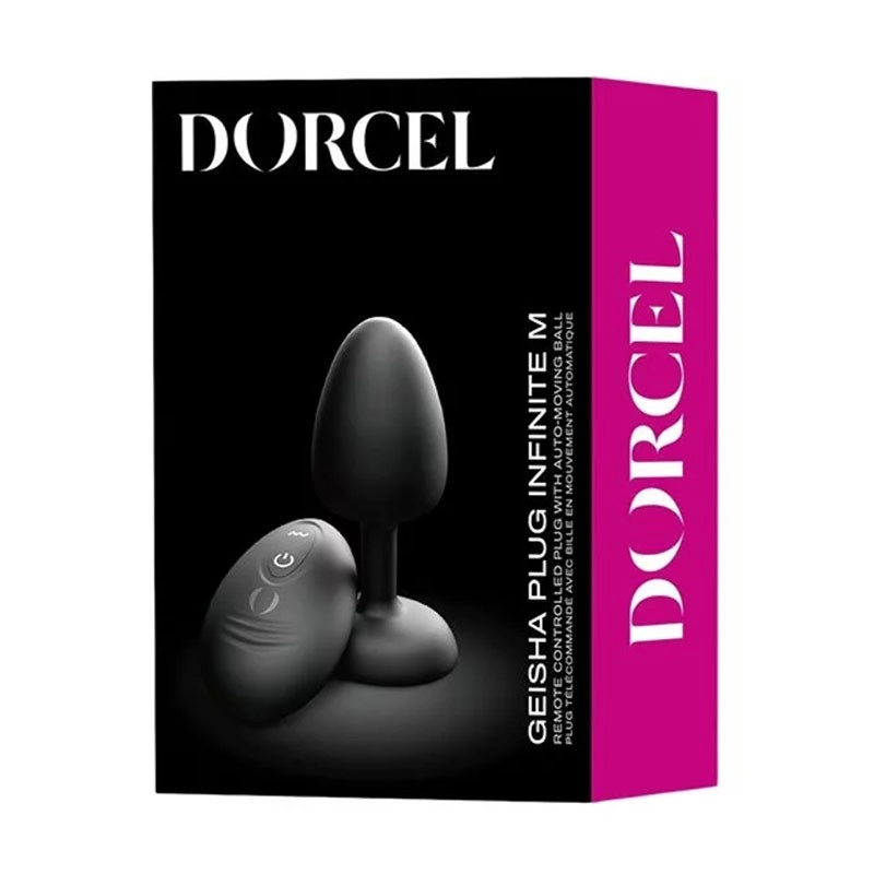Plug anal avec boule interne stimulante (M) - Dorcel Geisha Plug Infinite