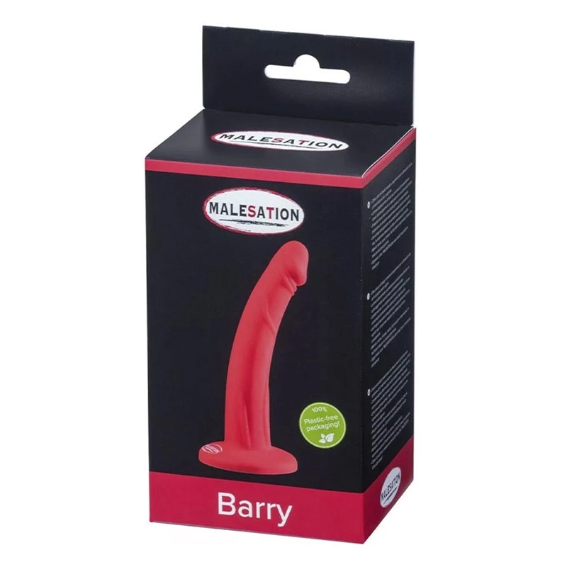 Dildo Malesation Barry - 12 cm (Rouge)