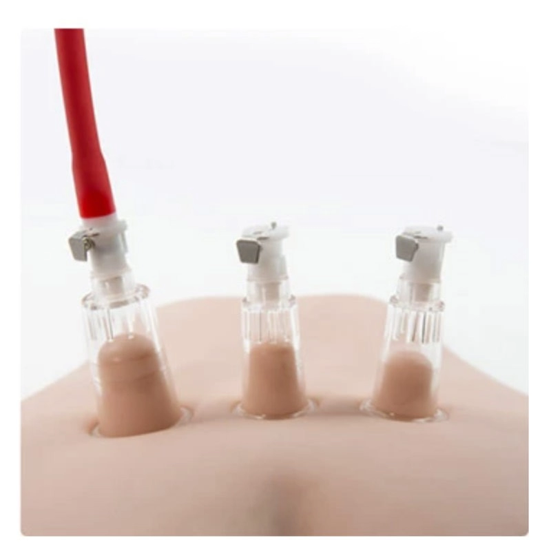 Pompa per capezzoli e clitoride con 3 cilindri di aspirazione - Temptasia