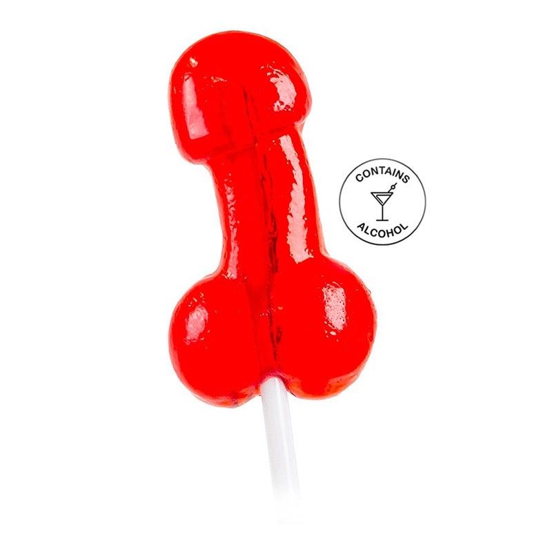 Penisförmiger Schnuller mit Alkohol Daiquiri mit Erdbeergeschmack - Secret Play