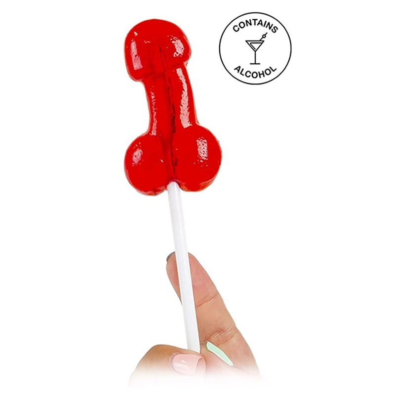 Penisförmiger Schnuller mit Alkohol Daiquiri mit Erdbeergeschmack - Secret Play