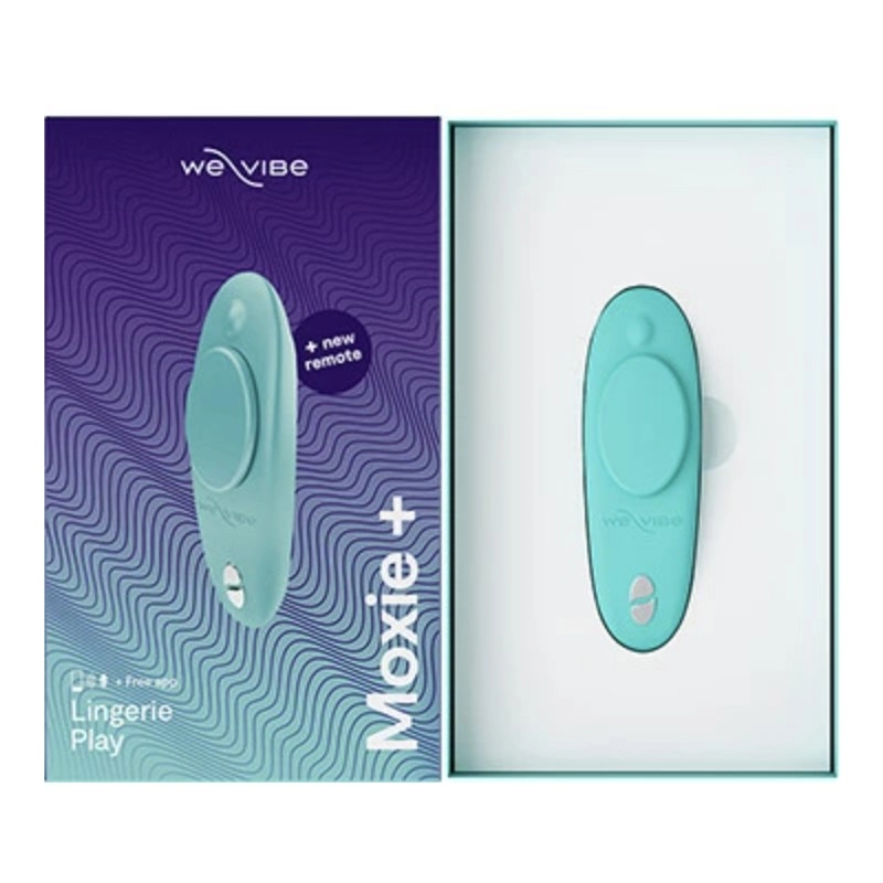 Stimulateur clitoridien vibrant et clipsable We-Vibe Moxie Plus - Turquoise