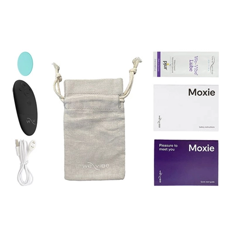 Stimulateur clitoridien vibrant et clipsable We-Vibe Moxie Plus - Turquoise