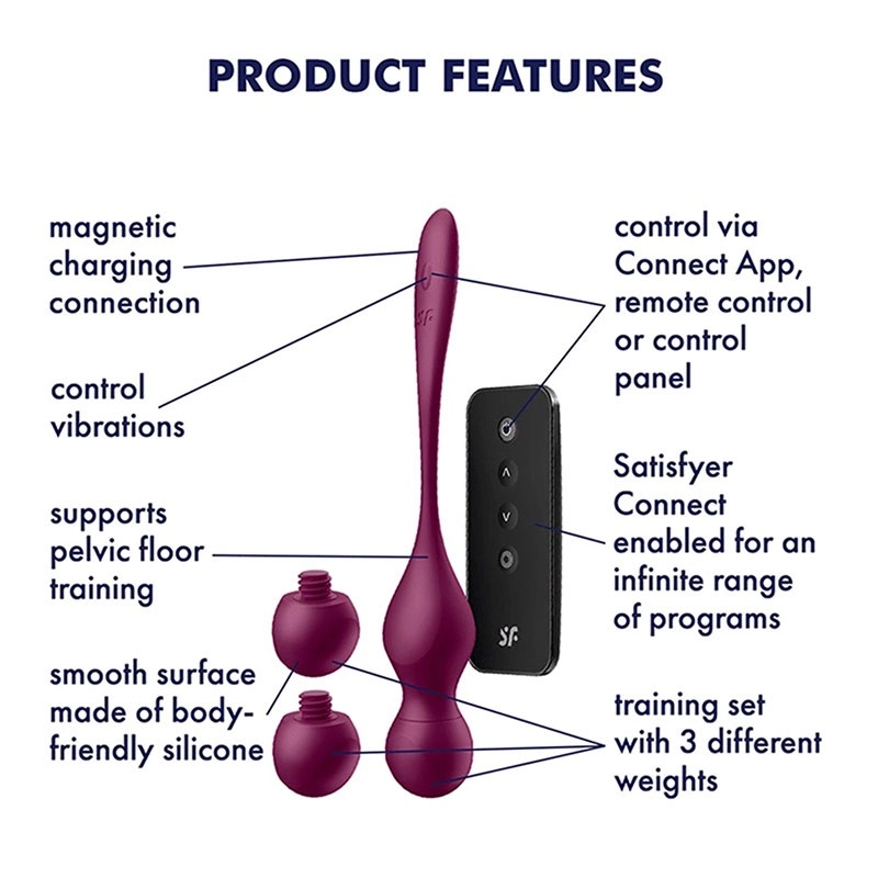 Boules de geisha vibrantes Love Birds Vary - Satisfyer