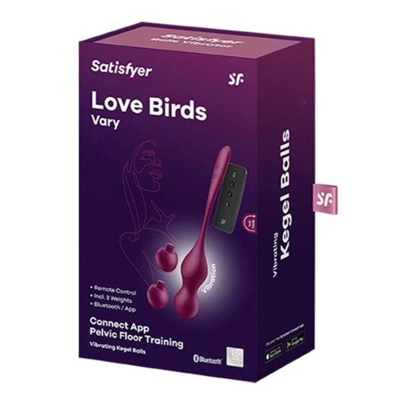 Boules de geisha vibrantes Love Birds Vary - Satisfyer