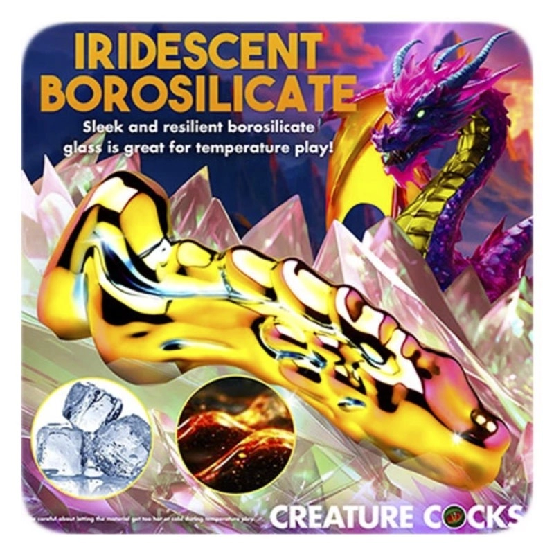 Dildo Dragon Glass 14.5 cm - Creature Cocks