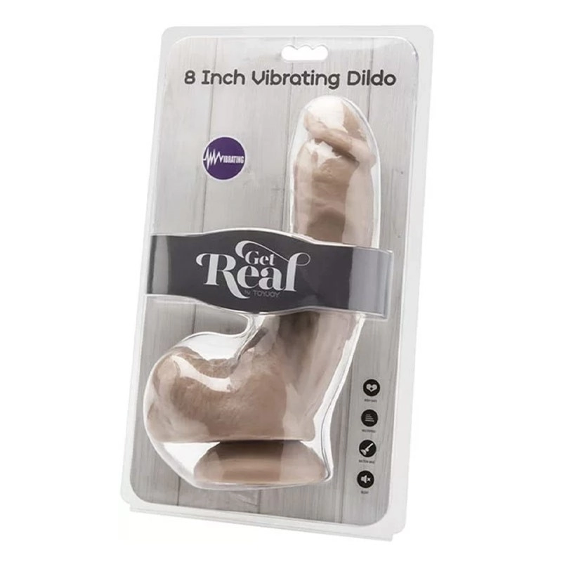 Vibratore realistico con telecomando 15cm - ToyJoy Get Real