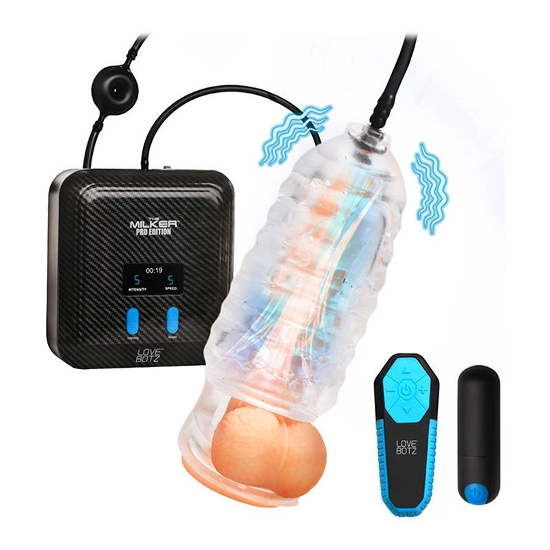 Guaina vibrante per masturbazione ad aspirazione - The Milker Stamina