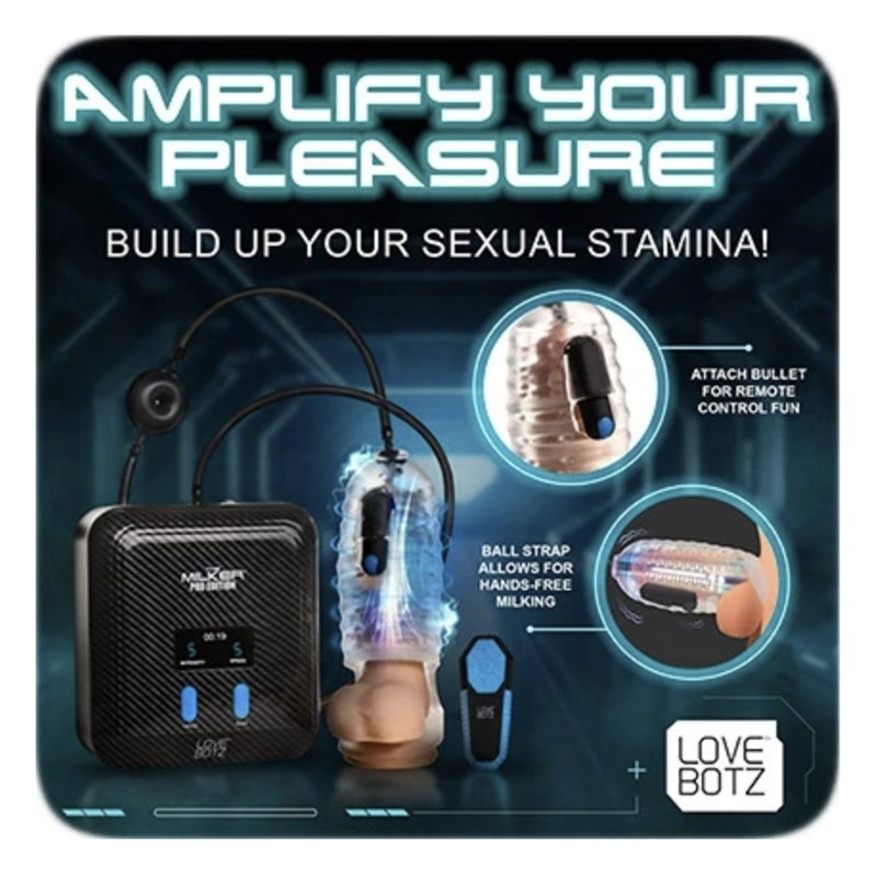 Guaina vibrante per masturbazione ad aspirazione - The Milker Stamina