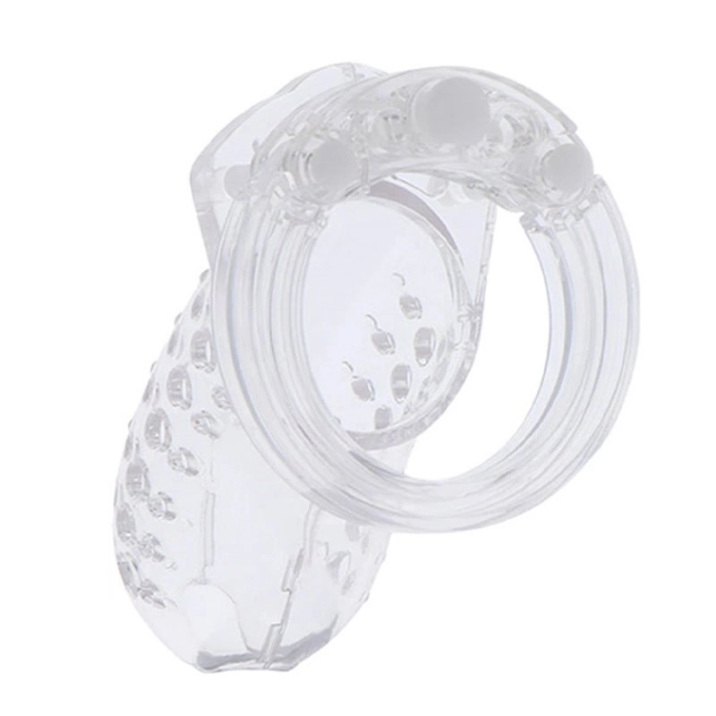 Cage de chasteté en acrylic (transparent) - Hidden Desire