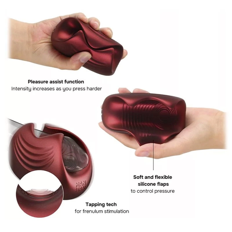 Masturbateur tapotant (Rouge) - ManWan SUB.ONE