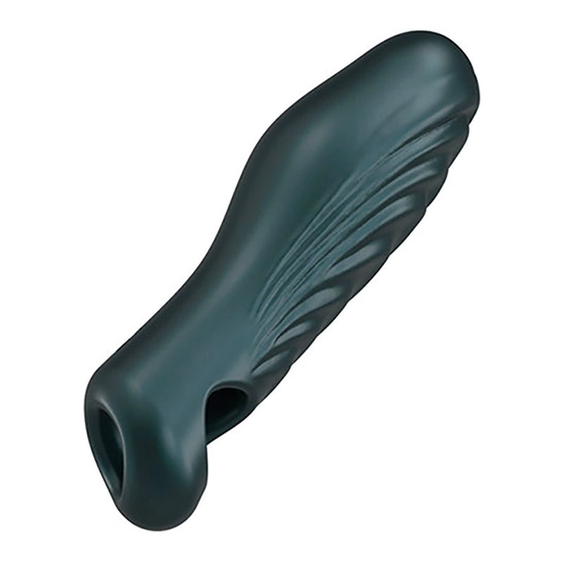 ManWan Ryzer penis case and masturbator - Petrol blue