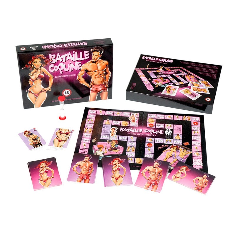 Jeu érotique pour couple - Bataille Coquine (en Français)