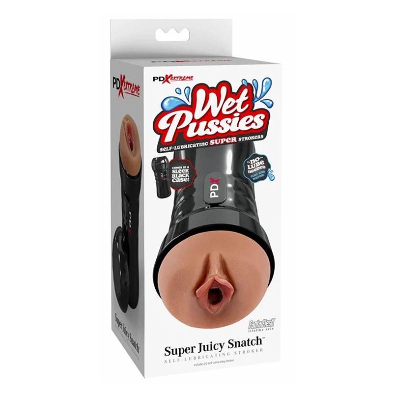 PDX Extreme Wet Pussies Super Juicy Snatch Dark Masturbator - Vagina