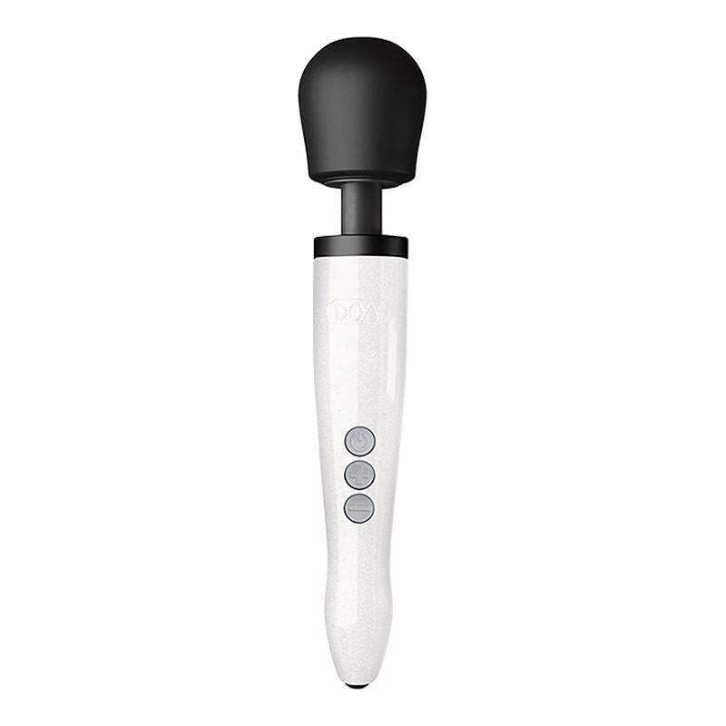 Extrem starker, wiederaufladbarer Vibrator - DOXY Die Cast R (Weiß)
