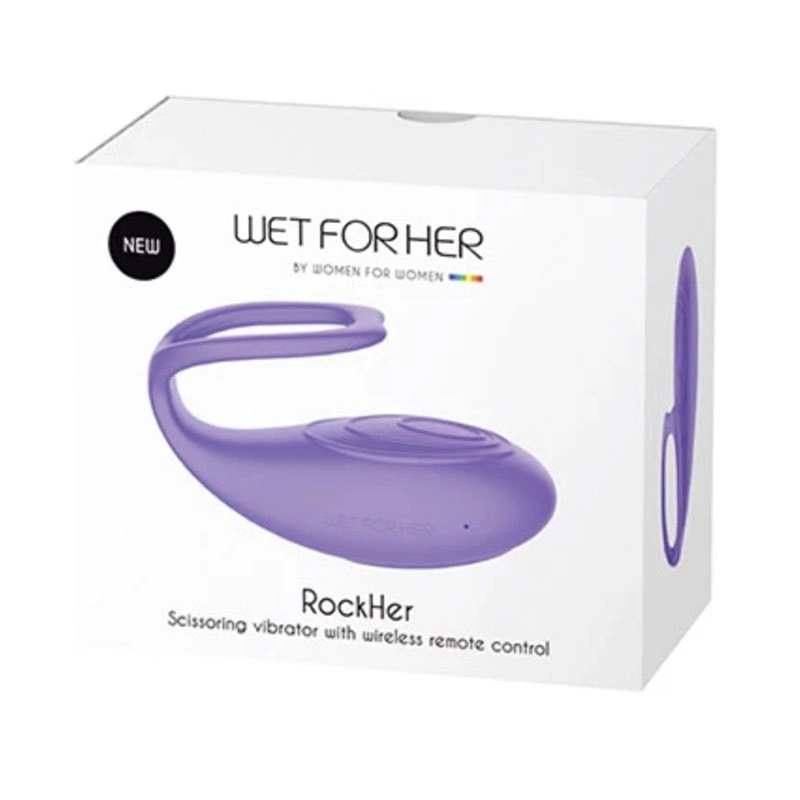 Wet For Her RockHer Scissoring lesbian vibrator