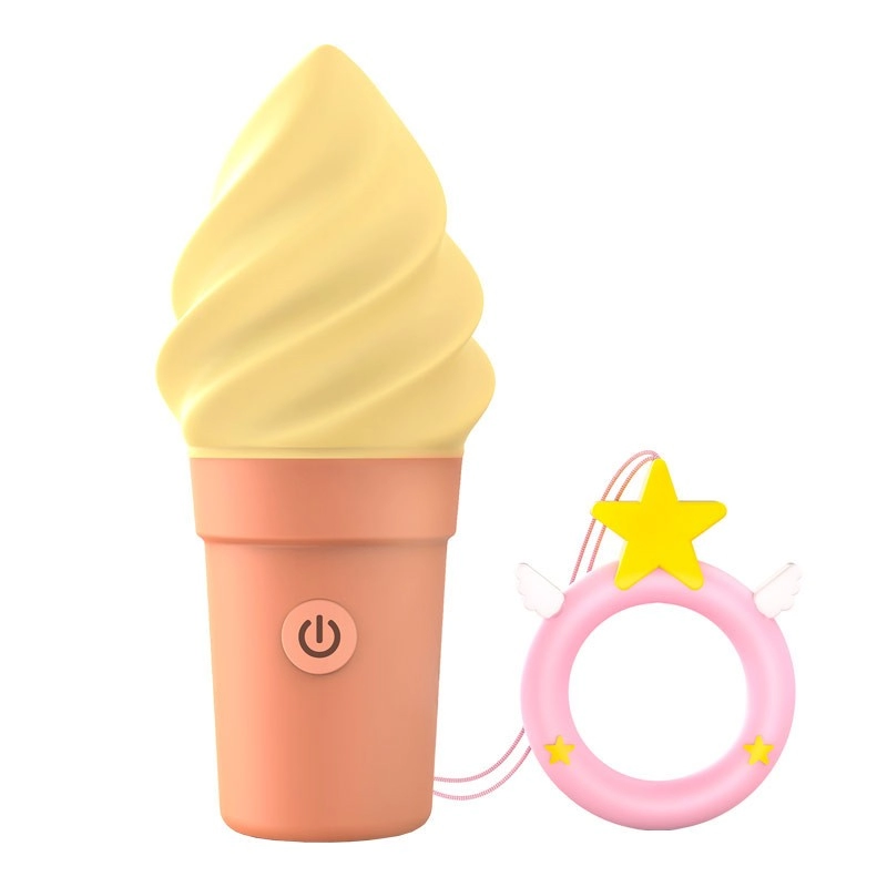 Ice shaped clitoral stimulator - Cand'Ice Vanilla Pop