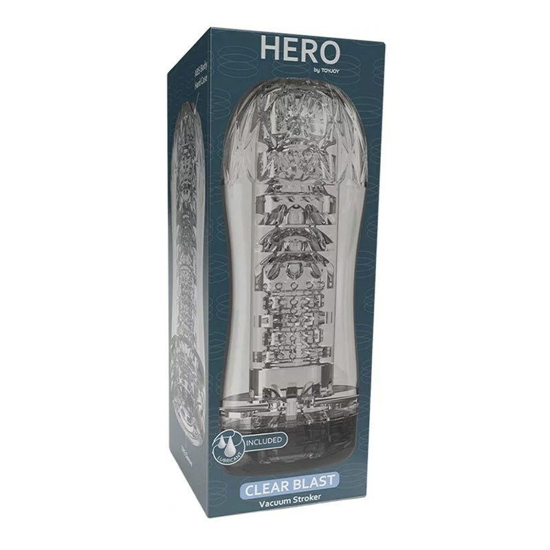 Masturbateur Hero Clear Blast Vacuum Stroker - ToyJoy