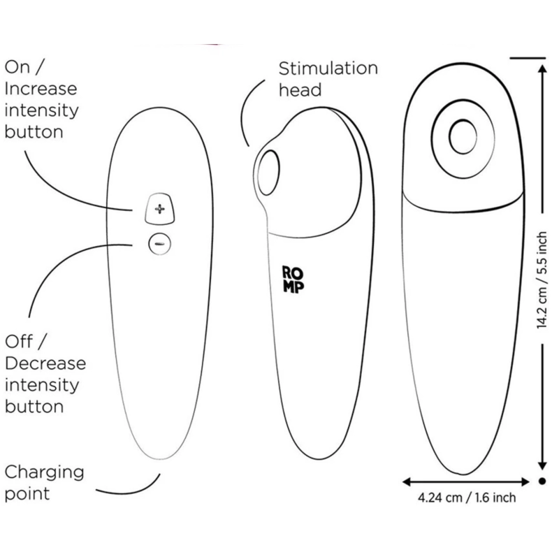 Stimulateur clitoridien - Romp Shine X