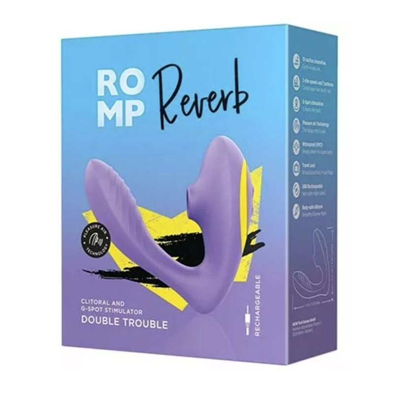 Vibromasseur et stimulateur clitoridien - Romp Reverb