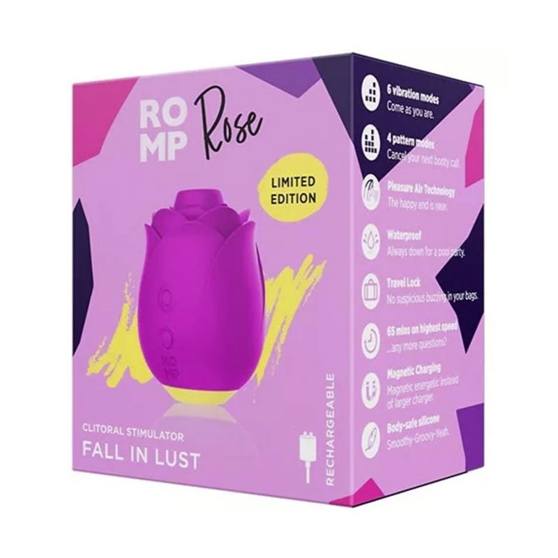 Stimolatore clitorideo a forma di rosa - Romp Rose