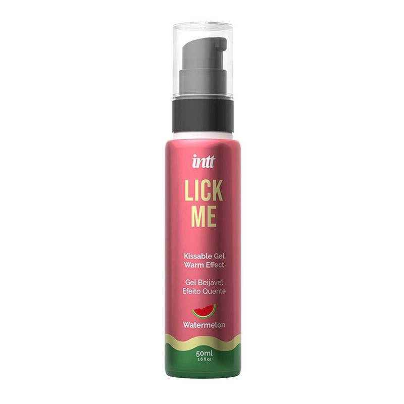 Gel embrassable effet chauffant  50 ml - Intt Licke Me Watermelon