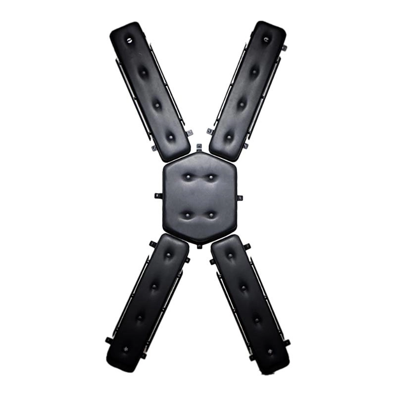 BDSM Andreaskreuz mit 4 Befestigungspunkten - Master Series