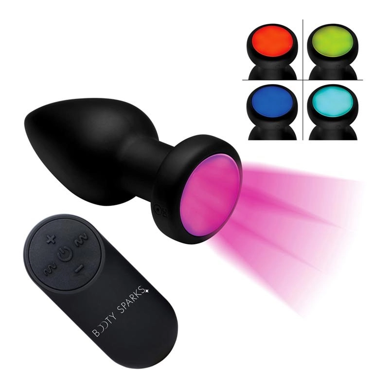 Plug anal vibrant et lumineux - Booty Sparks Light Up