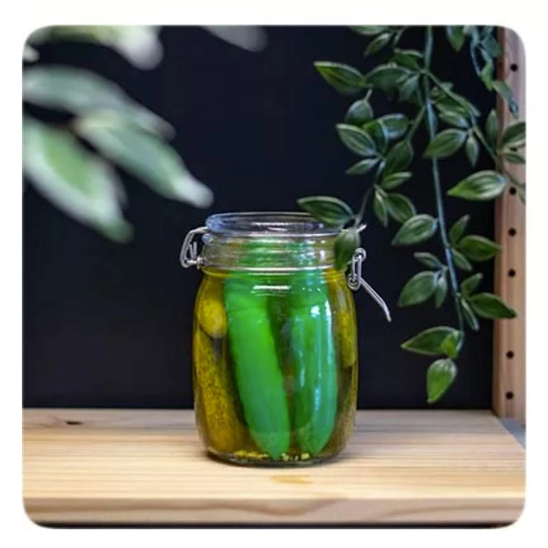 Mini-vibromasseur rechargeable Emojibator Pickle (Cornichon)